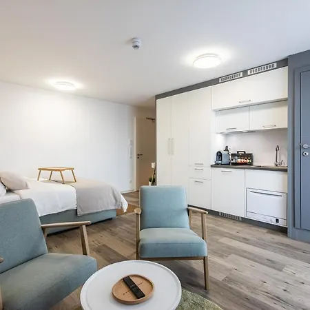 Modern Studio Good Located Balcony King Bed Apartment